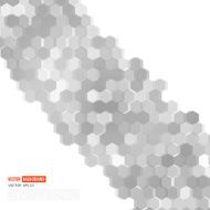 Vector abstract 3d hexagonal N30