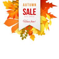 Autumn sales banner
