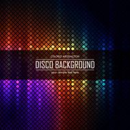 Colorful disco lighten background Vector illustration N2