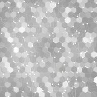 Vector abstract 3d hexagonal N33