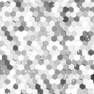 Vector abstract 3d hexagonal N34