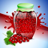 bank red currant jam berry fruit food