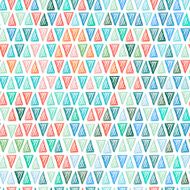 Seamless drawing triangle pattern N2