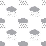 New Rain seamless pattern