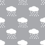 Rain seamless pattern N5