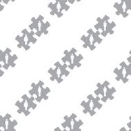 New Love puzzle seamless pattern