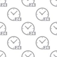 New Clock seamless pattern