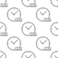 New Clock seamless pattern N2