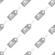 New Euro tag seamless pattern
