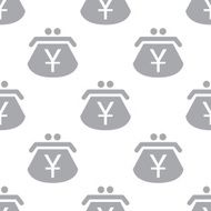 New Yen purse seamless pattern