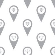 New Wi-fi pointer seamless pattern