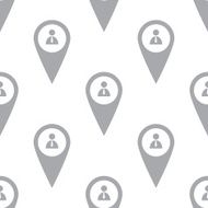New Man pointer seamless pattern