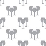 New Stemware seamless pattern