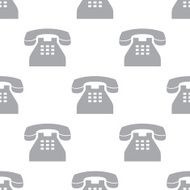 New Telephone seamless pattern