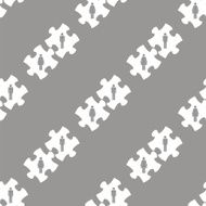 Love puzzle seamless pattern