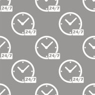 Clock Seamless Pattern N6