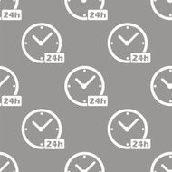 Clock Seamless Pattern N7