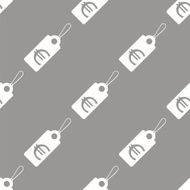 Euro tag seamless pattern