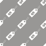 Dollar tag seamless pattern