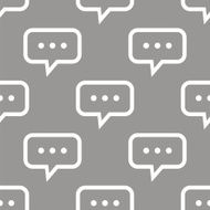 Talk seamless pattern