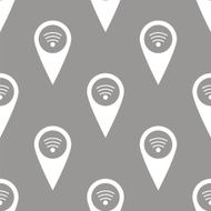 Wi-fi pointer seamless pattern