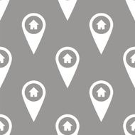 Home pointer seamless pattern