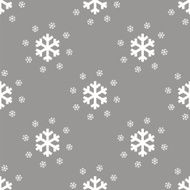 Snow seamless pattern