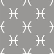 Pisces seamless pattern
