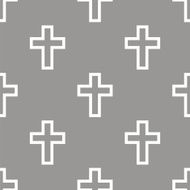 Protestant Cross seamless pattern