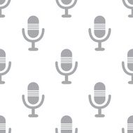 New Microphone seamless pattern