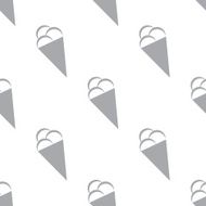 New Ice cream seamless pattern