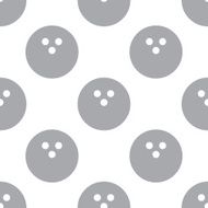 New Bowling seamless pattern