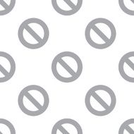 New Ban seamless pattern