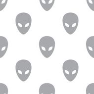 New Alien seamless pattern