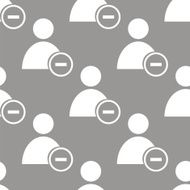 Remove user seamless pattern