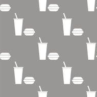 fast food seamless pattern N15