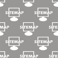 Sitemap seamless pattern