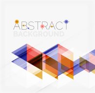 Abstract geometric background Modern overlapping triangles N372