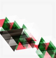 Abstract geometric background Modern overlapping triangles N374