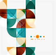 Semicircle triangle pattern N368