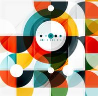 Semicircle triangle pattern N375