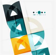 Semicircle triangle pattern N376