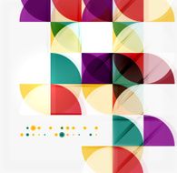 Semicircle triangle pattern N381