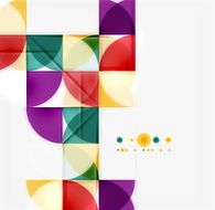Semicircle triangle pattern N383