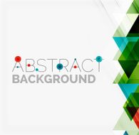 Abstract geometric background Modern overlapping triangles N377