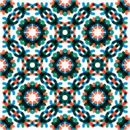 Seamless vector geometric abstract pattern Creative round shapes made of N85