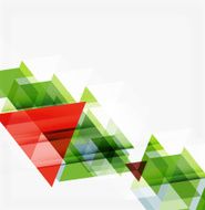 Abstract geometric background Modern overlapping triangles N382