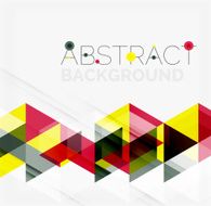 Abstract geometric background Modern overlapping triangles N383