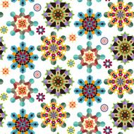 colorful floral seamless pattern background