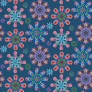 colorful floral seamless pattern background N2